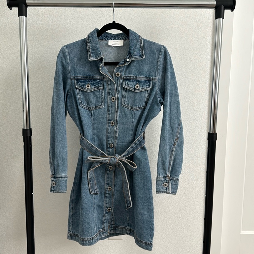Cotton women’s denim dress